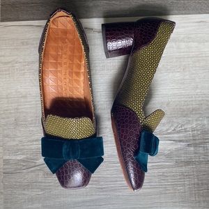 Unique Chie Mihara chunky heels size 39